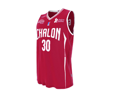 Elan Chalon Chalon-sur-sa/ône Maillot Officiel Domicile 2018-2019 Basketball Enfant