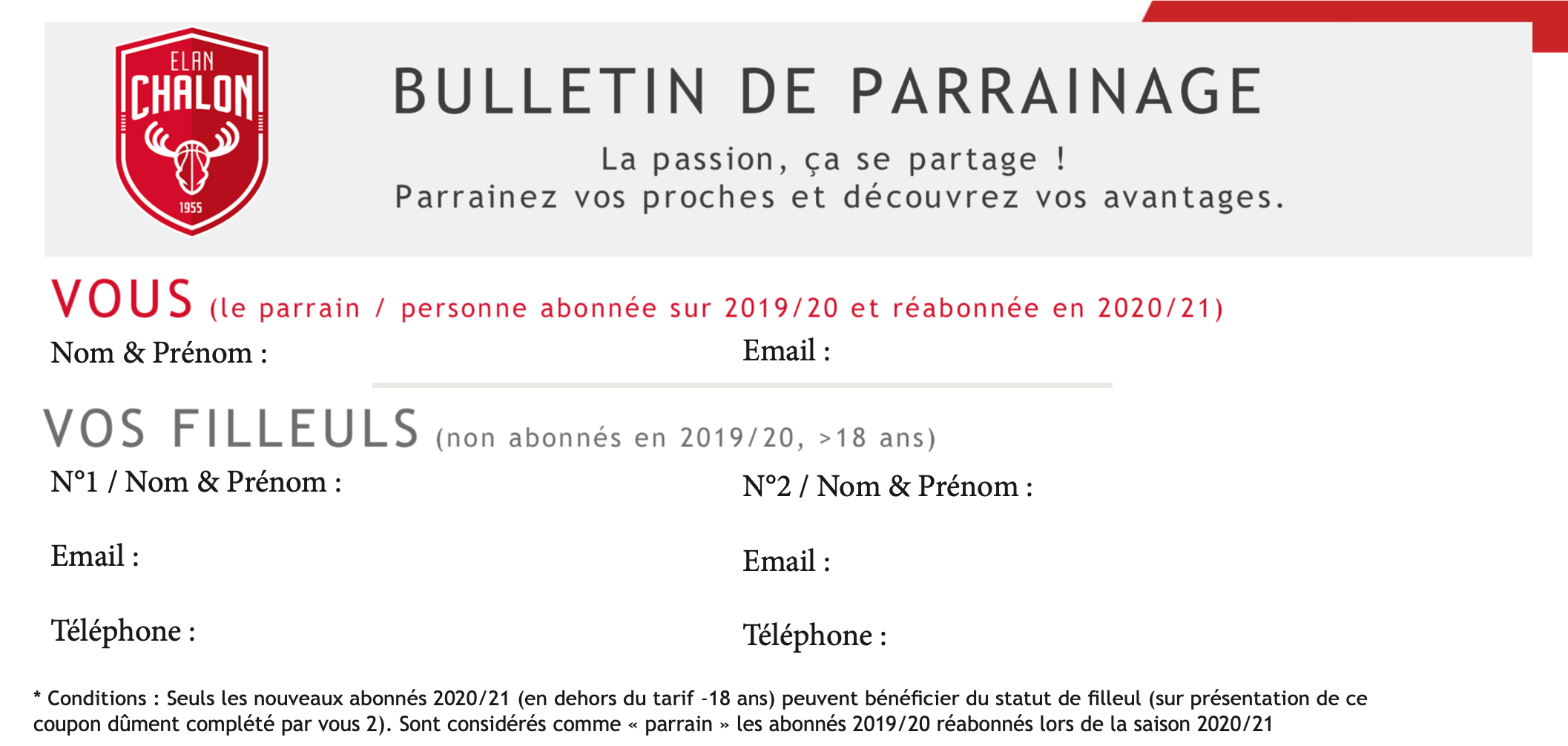 coupon parrainage