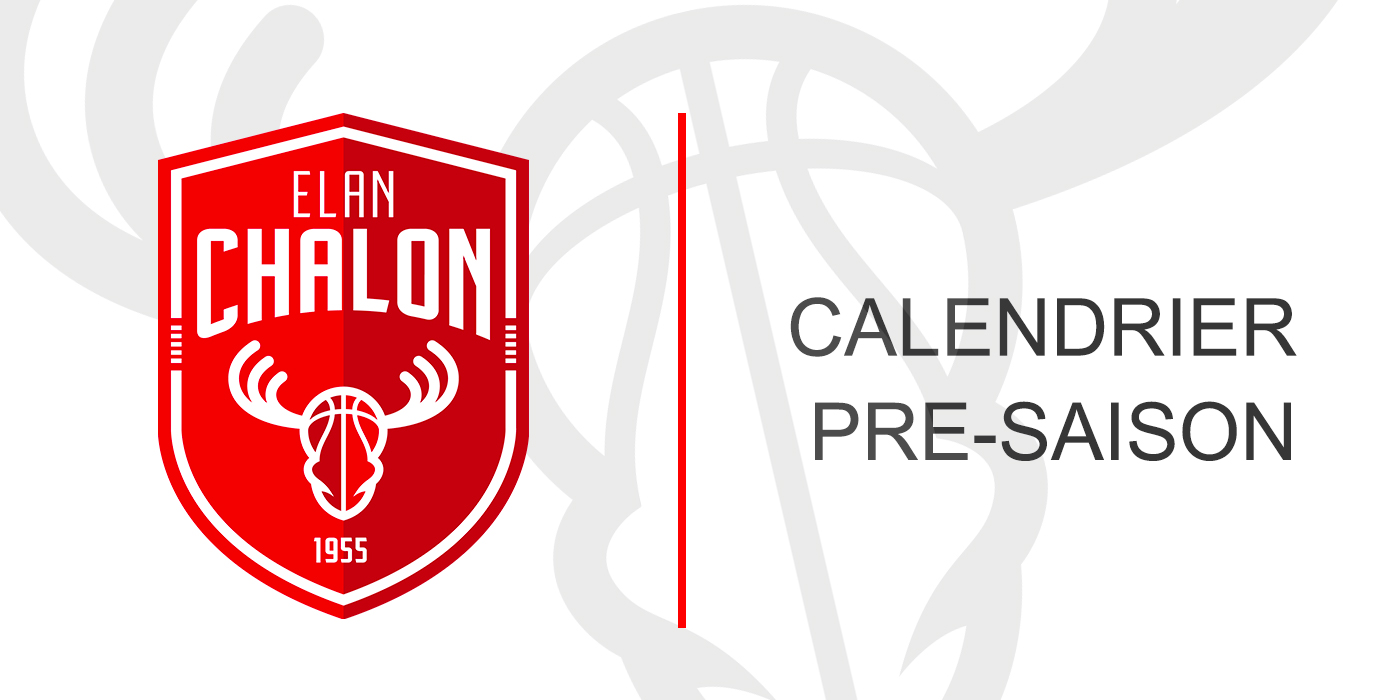 Calendrier de présaison - Elan Chalon
